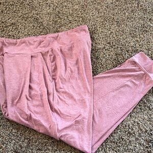 Free Country Heathered Mauve Active Leggings